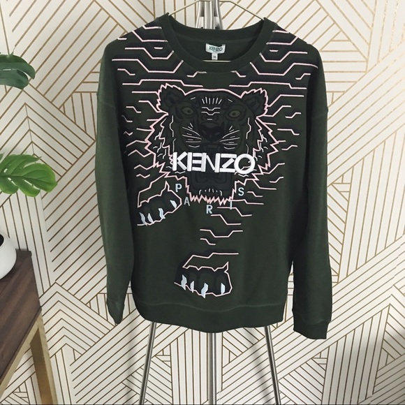 lime green kenzo shirt